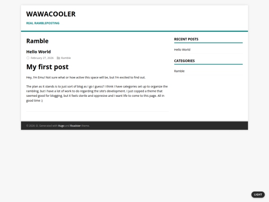 categories/ramble screenshot