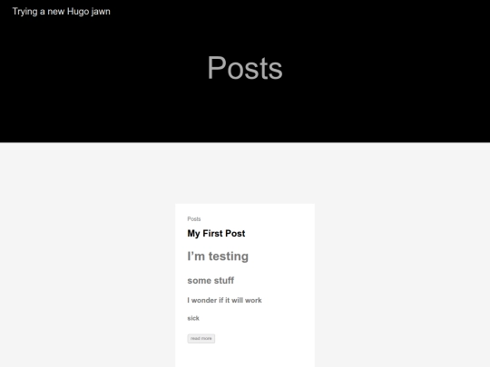 posts/page/1 screenshot
