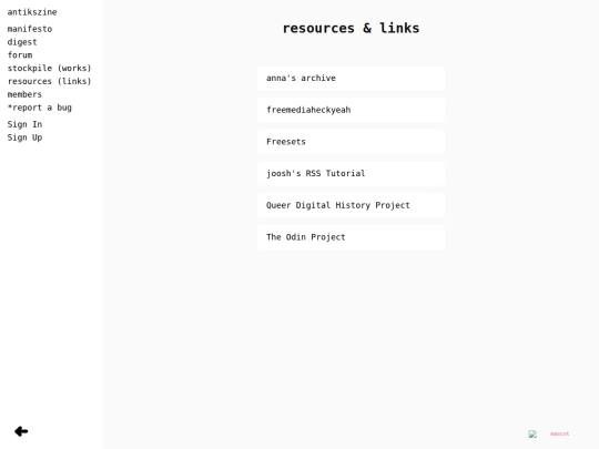home/resources screenshot