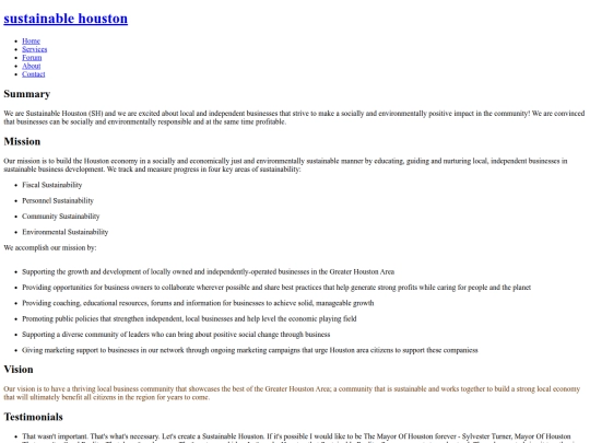 sustainablehouston/about screenshot