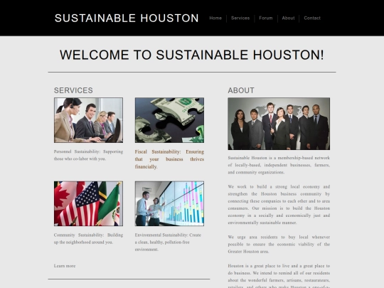 sustainablehouston screenshot