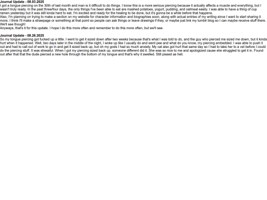 journal screenshot