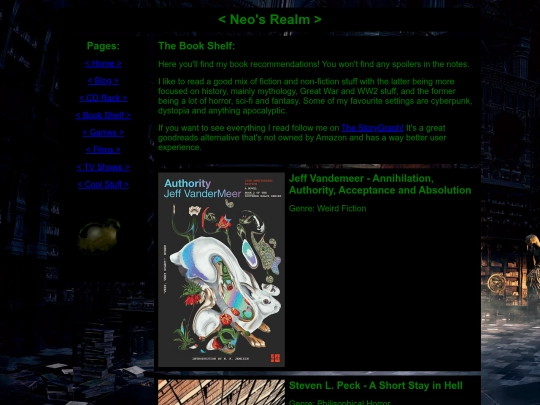 book_shelf screenshot