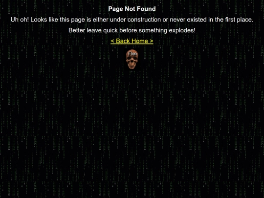 not_found screenshot