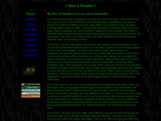 spiders screenshot