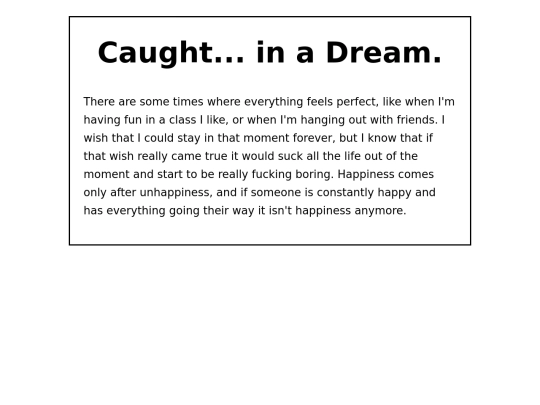 blog/caughtInADream screenshot