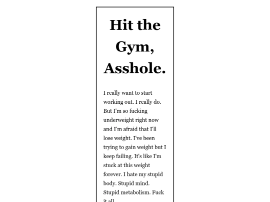 blog/hitTheGymAsshole screenshot