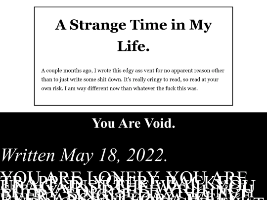 blog/strangeTime screenshot