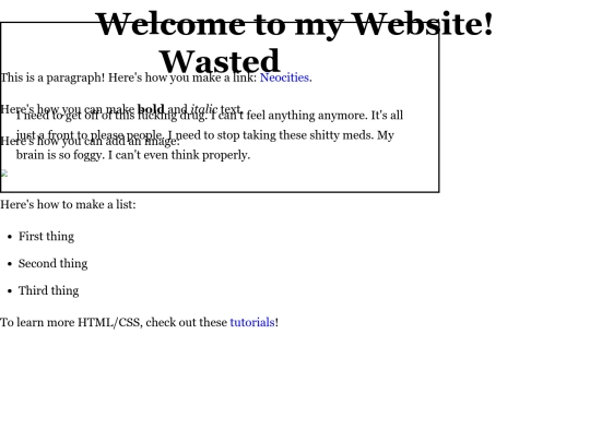 blog/wasted screenshot