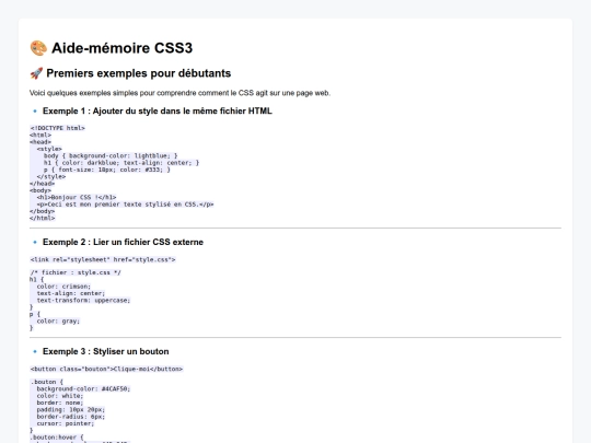 aide/css screenshot