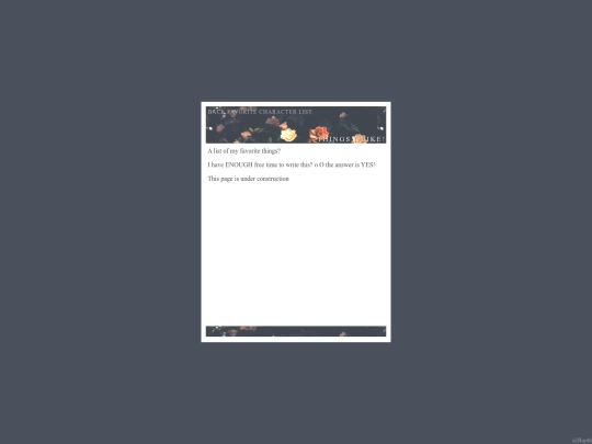 interests screenshot