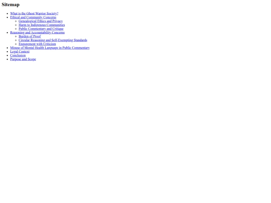 sitemap screenshot