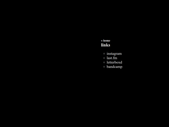 links screenshot