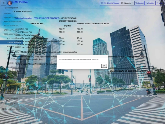 PUBLIC_PORTAL:ORV/portal.lto.gov.ph/ords/ffed2 screenshot