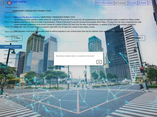 PUBLIC_PORTAL:ORV/portal.lto.gov.ph/ords/fff0e screenshot