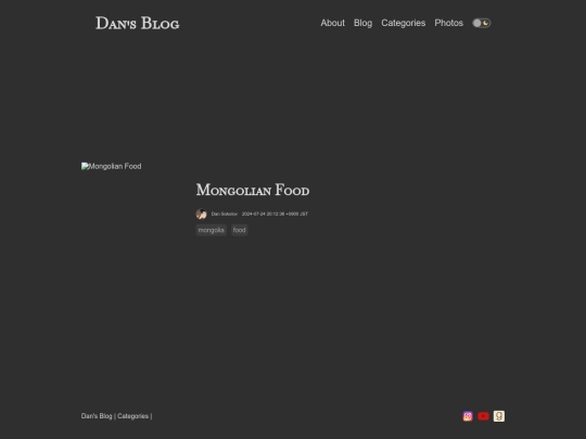 categories/food screenshot