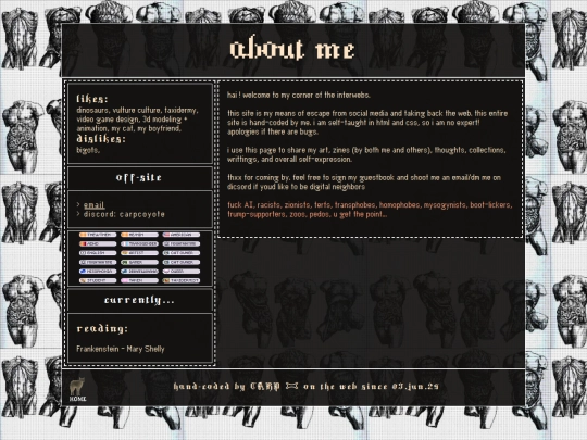 aboutme screenshot