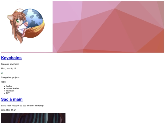 blog screenshot