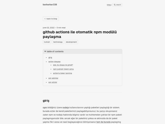 blog/06-github-actions-ile-otomatik-npm-modulu-paylasma screenshot