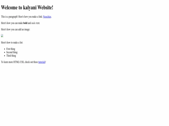 index screenshot