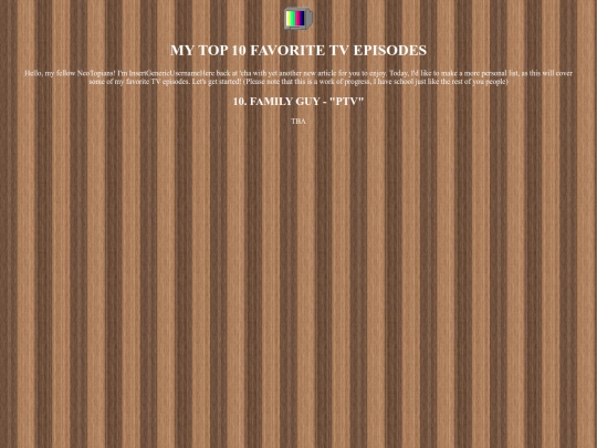 favoritetvepisodes screenshot
