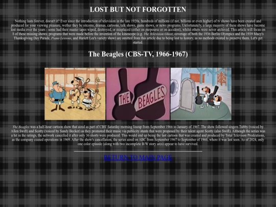 lostshows screenshot