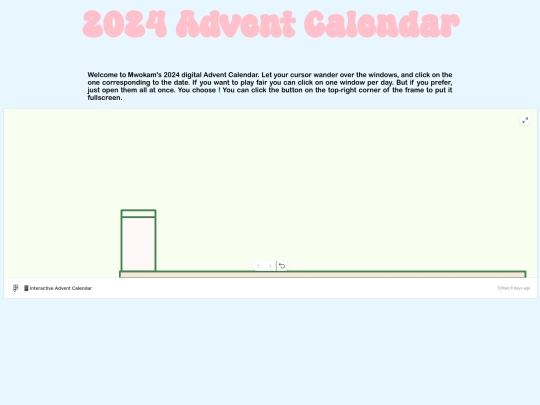 adventcalendar screenshot