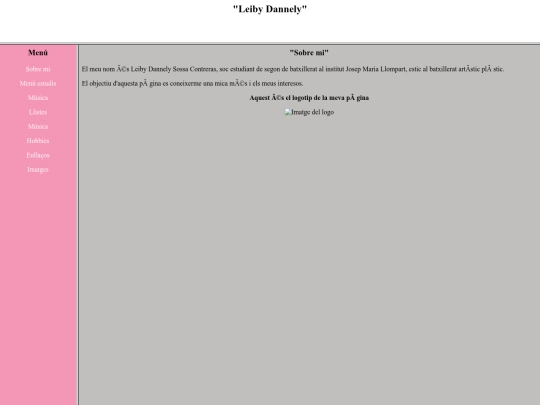 menu screenshot