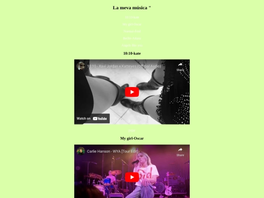 menu/musica screenshot