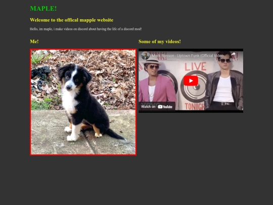 test screenshot