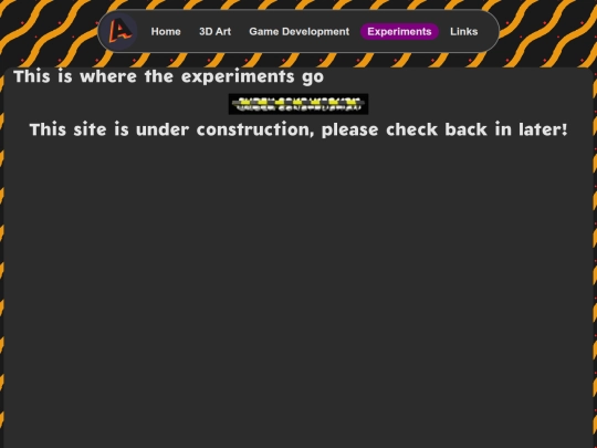 experiments screenshot