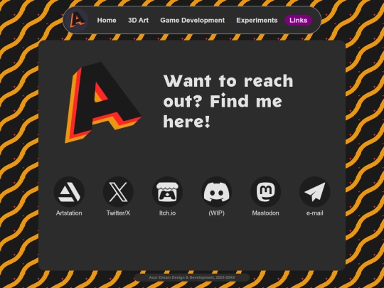 links screenshot