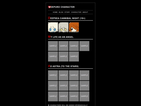 character screenshot