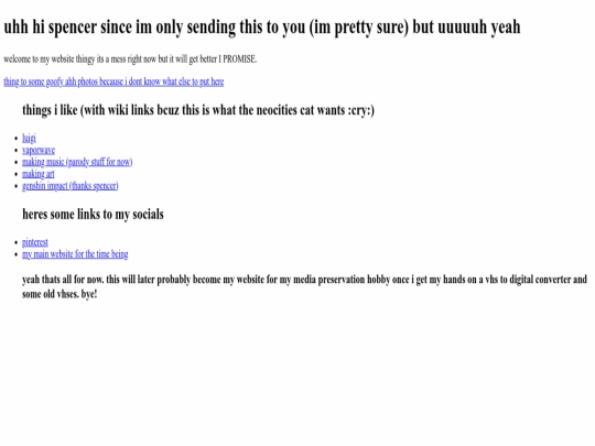 index screenshot