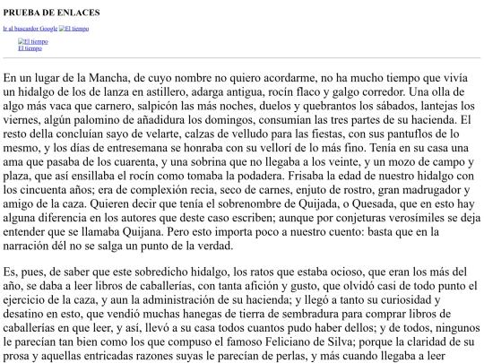 Prueba de enlaces screenshot