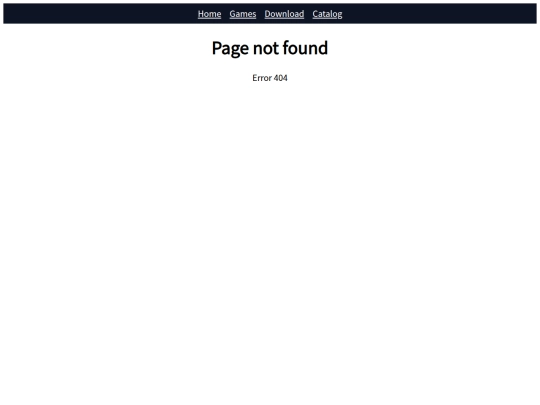 not_found screenshot