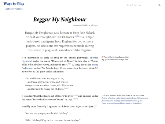 games/beggar-my-neighbour screenshot