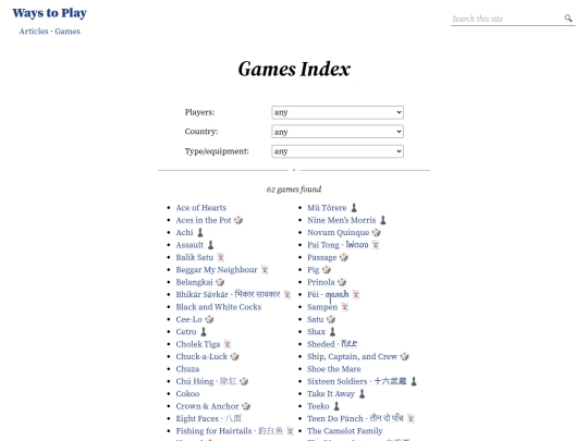 games screenshot