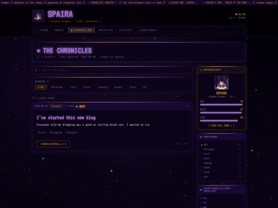 blog screenshot