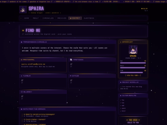 contact screenshot