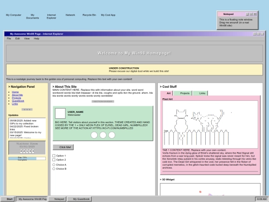 testing screenshot