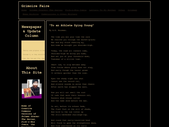 submissionsandother/aehousman/toanathletedyingyoung screenshot