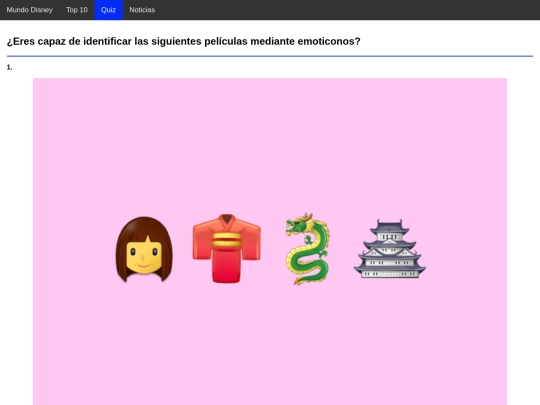 Quiz screenshot