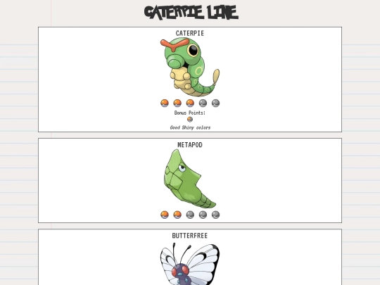 reviews/geni/caterpie screenshot