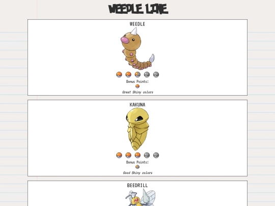 reviews/geni/weedle screenshot