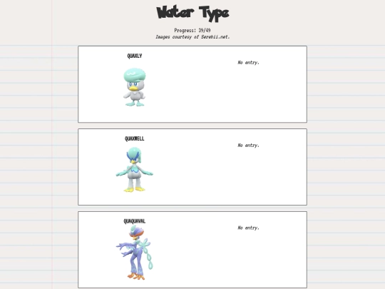 shinydex/water screenshot