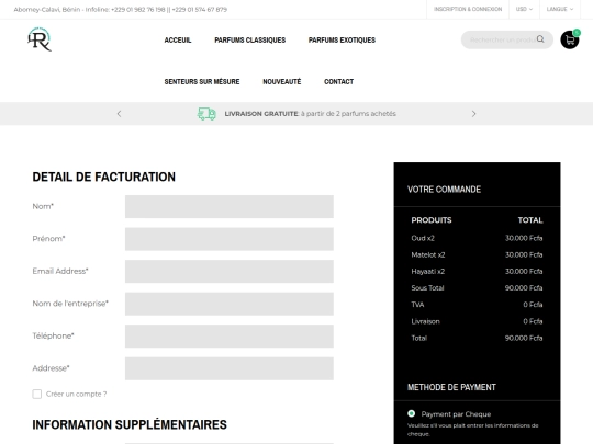 checkout screenshot
