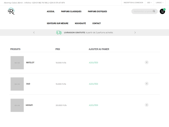 whishlist screenshot