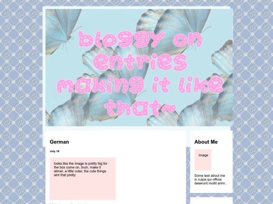 html/blog screenshot