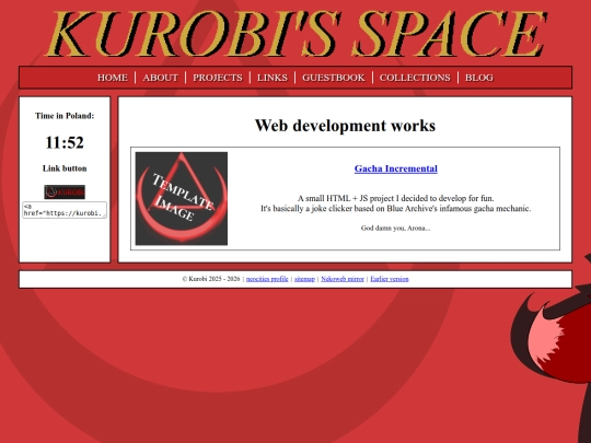 projects/webdev screenshot
